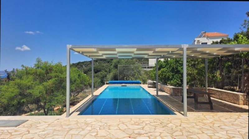 Kampia MIT VIDEO - Kreta: Öko-Luxus-Villa mit 3 Schlafzimmern in Kambia, autarkes Paradies mit Pool und Meerblick Haus kaufen